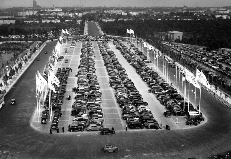 Reichssportfeld y Plaza Olímpica de Berlín en agosto de 1936