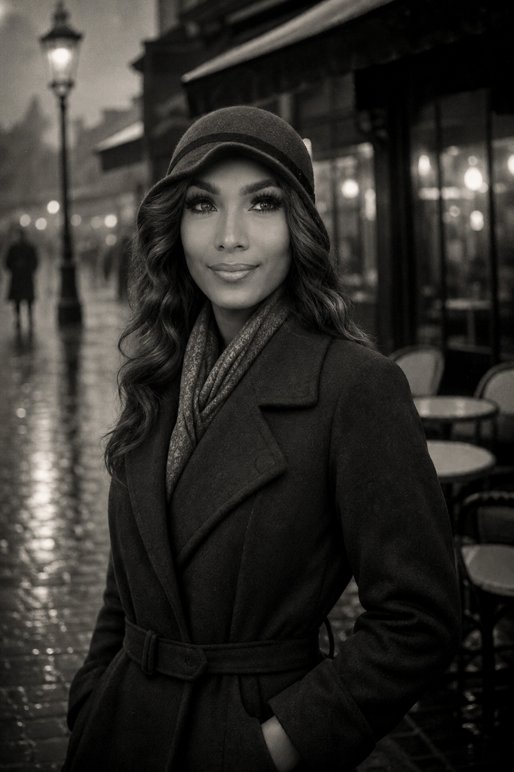 Isabella en una calle de Berlín, 1933
